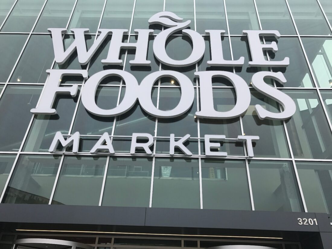 Whole Foods sign