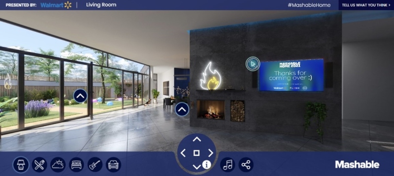 Mashable's virtual 3D Home experience 