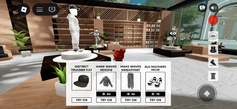 video game with digital wearables