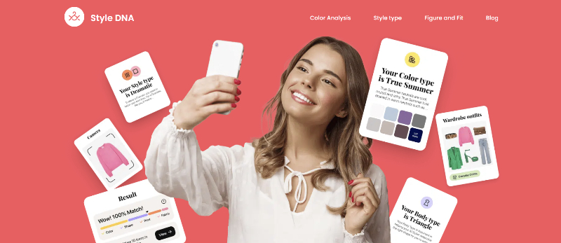 woman taking a selfie