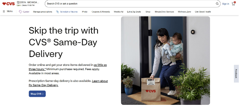 an advertisement from CVS